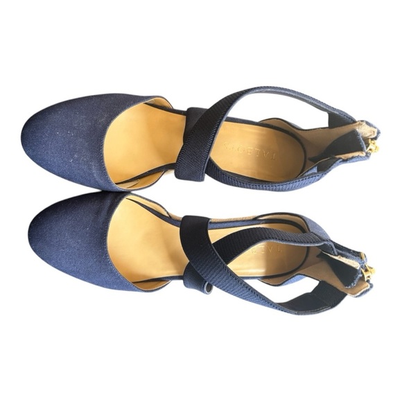 Talbots Lyndsay D’Orsay Espadrille Wedges – Navy, Size 8.5, NWOT - Picture 3 of 9
